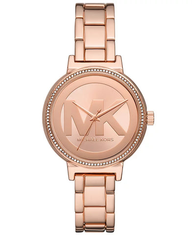 MKO1052 Michael Kors | Sofie Three-Hand Rose Gold-Tone St Steel Watch (Women) - Buy Now at Sai Creations Watches