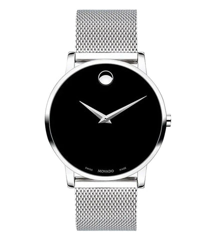 607219 | MOVADO Museum Classic Black Dial Watch for Men - Buy Now at Sai Creations Watches