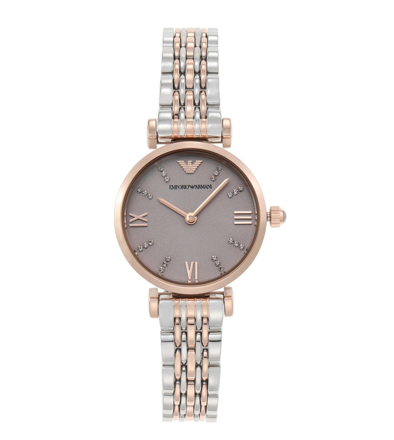 AR11223 | Emporio Armani T-Bar Pink Dial Watch for Women
