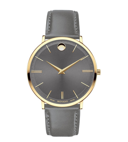 607376 | MOVADO Ultra Slim Grey Dial Watch for Men