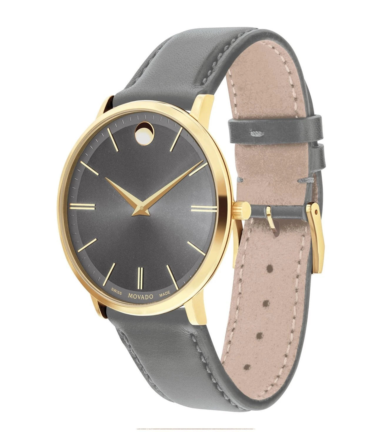 607376 | MOVADO Ultra Slim Grey Dial Watch for Men