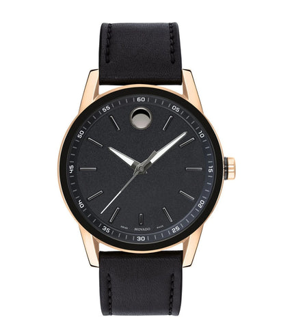 607358 | MOVADO Museum Sport Black Dial Watch for Men - Buy Now at Sai Creations Watches