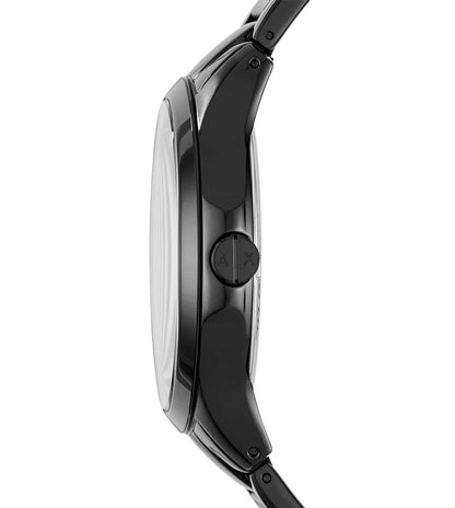 AX7101 | ARMANI EXCHANGE Hampton Black Dial Watch With Bracelet for Men - Gift Set