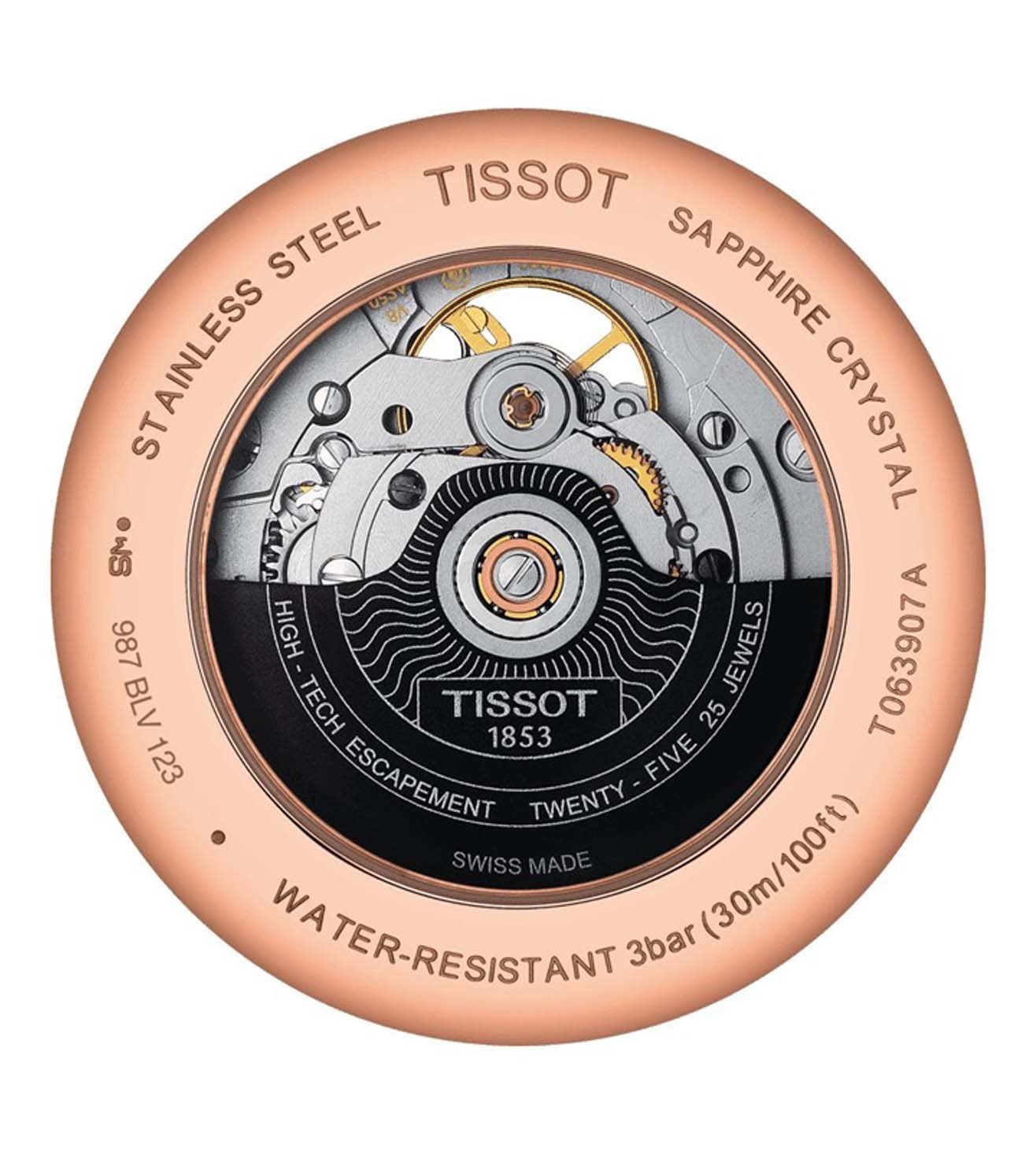T0639073603800 |  TISSOT TRADITION POWERMATIC 80 OPEN HEART Watch for Men