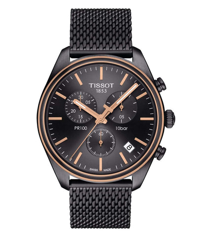 T1014172306100  |  TISSOT PR 100 Chronograph Watch for Men - Buy Now at Sai Creations Watches