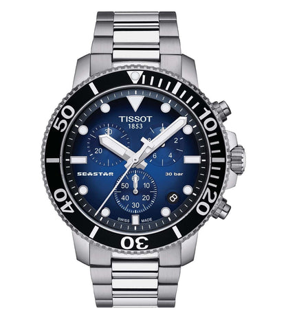 T1204171104101  |  TISSOT SEASTAR 1000 Chronograph Watch for Men