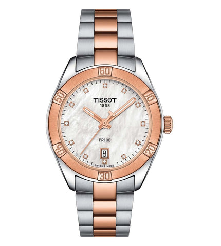 T1019102211600  |  TISSOT PR 100 Watch for Women - Buy Now at Sai Creations Watches