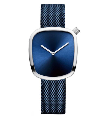 18034-307 Bering | Blue Dial Classic Watch for Women - Buy Now at Sai Creations Watches