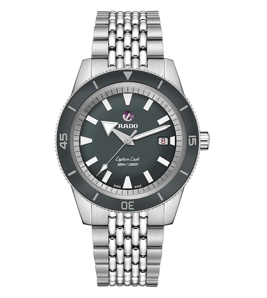 R32105103 | RADO Captain Cook Automatic Watch for Men (2 Additional Straps)