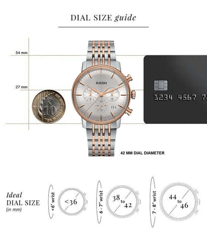 R22910123 | RADO Coupole Classic Chronograph Watch for Men