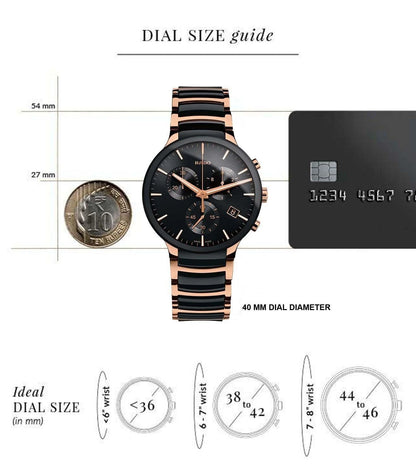 R30187172 RADO Centrix Chronograph Watch for Men Sai Creations Watches