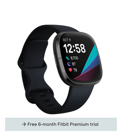 Fitbit Sense Fitbit Premium Months Free FB512GLWT FITBIT Sense Fitbit Sense Fitbit Premium Months Free FB512GLWT FITBIT Sense