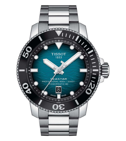 T1206071104100  |  TISSOT T-Sport Seastar 2000 Professional Powermatic 80 Watch for Men - Buy Now at Sai Creations Watches