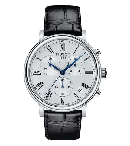 T1224171603300  |  TISSOT T-Classic Carson Premium Chronograph Watch for Men - Buy Now at Sai Creations Watches