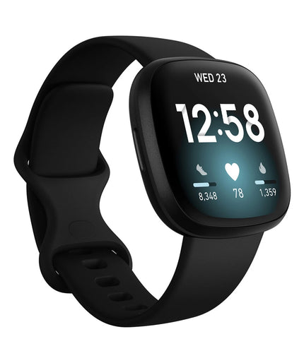 FB511BKBK | FITBIT Versa 3 Smart Watch for Unisex - Buy Now at Sai Creations Watches