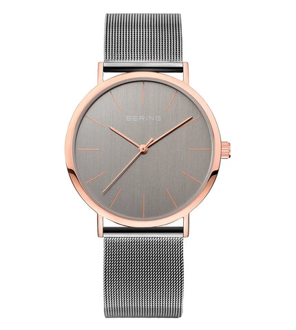 13436-369 BERING | Classic Polished rose gold Watch for Women - Buy Now at Sai Creations Watches