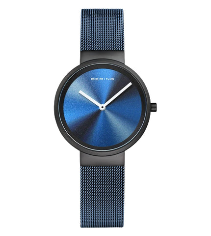 19031-327 Bering | Blue Dial Classic Analog Watch for Women - Buy Now at Sai Creations Watches