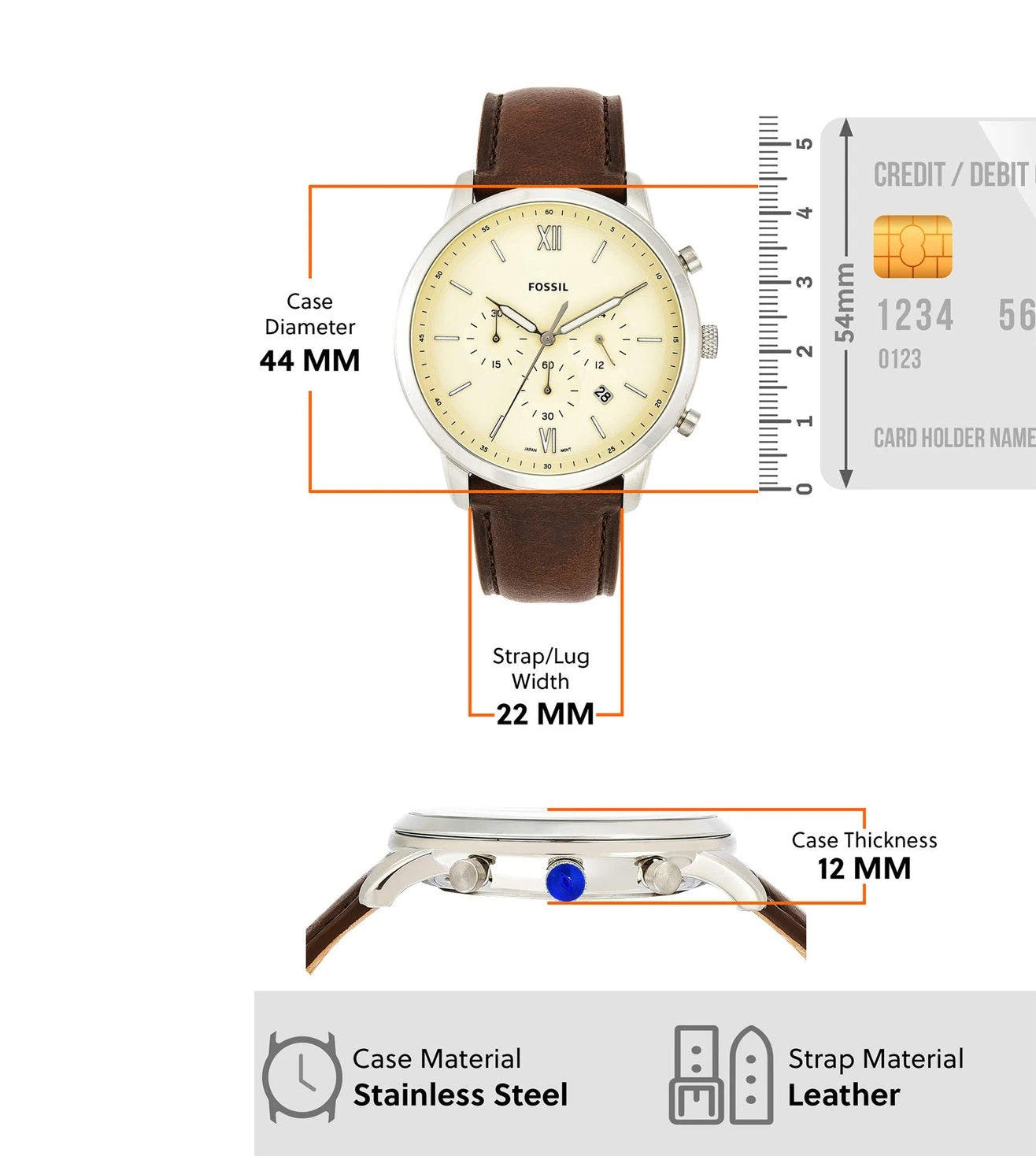 FS5380 | FOSSIL Neutra Chronograph Watch for Men