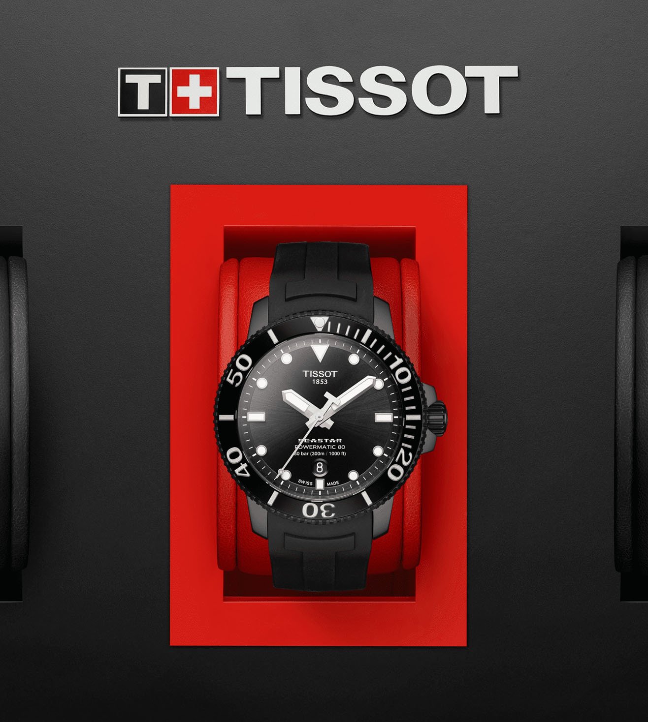 T1204073705100  |  TISSOT T-Sport Seastar 1000 Powermatic 80 Watch for Men