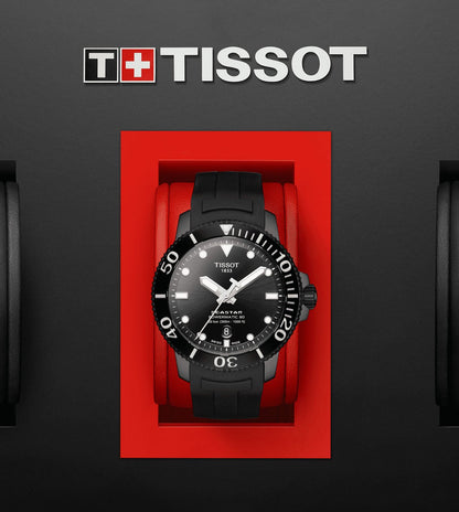T1204073705100  |  TISSOT T-Sport Seastar 1000 Powermatic 80 Watch for Men