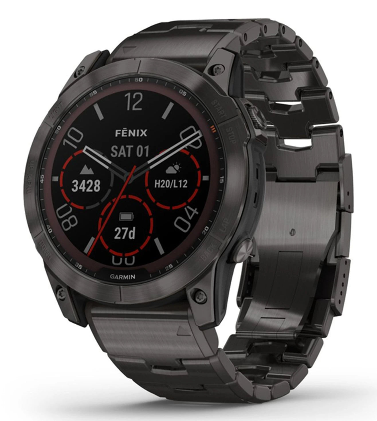 GARMIN Fenix 7X Sapphire Solar | Unisex Smart Watch Fenix 7X Sapphire Solar