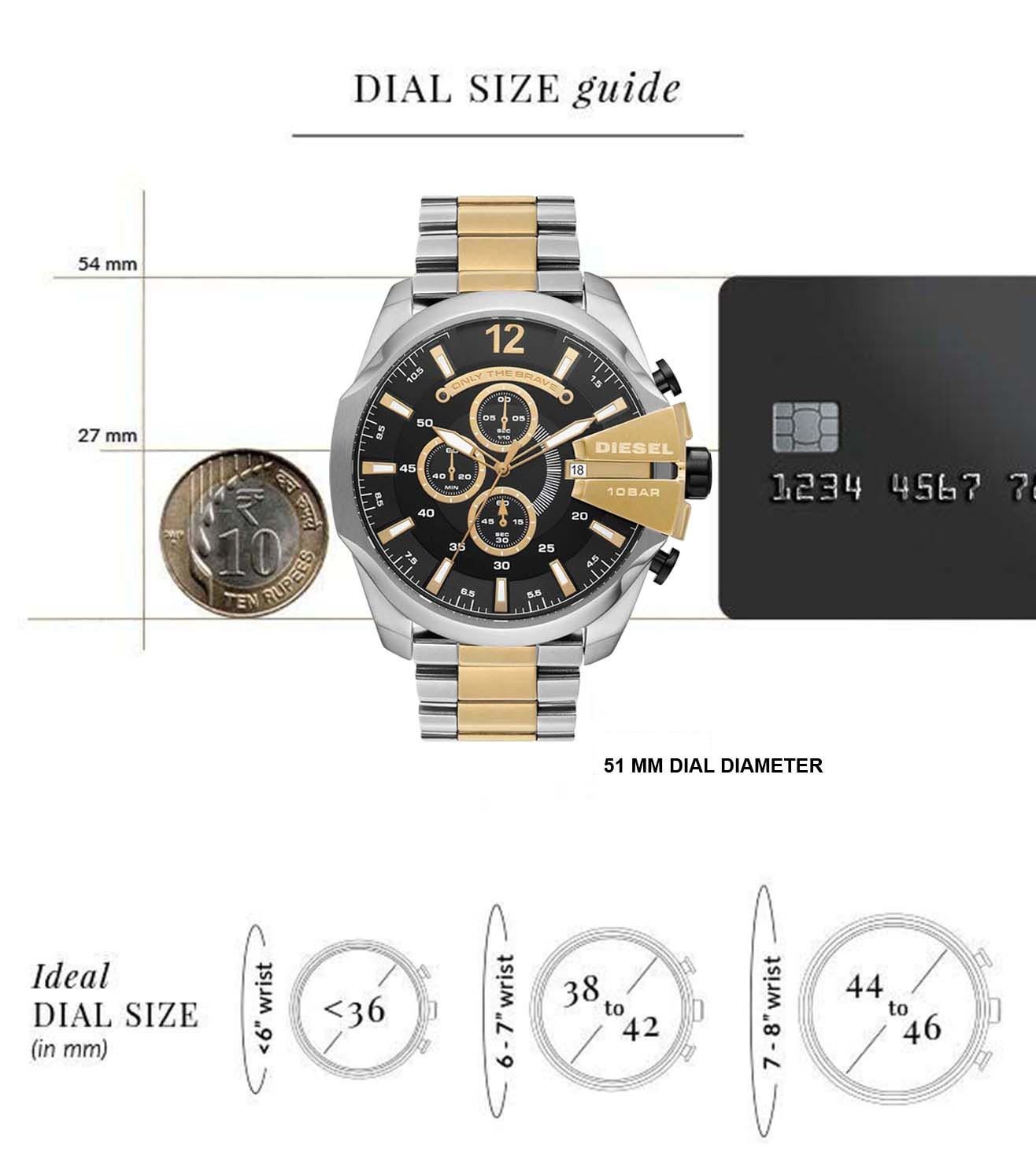 DZ4581 | DIESEL Mega Chief Chronograph Watch for Men