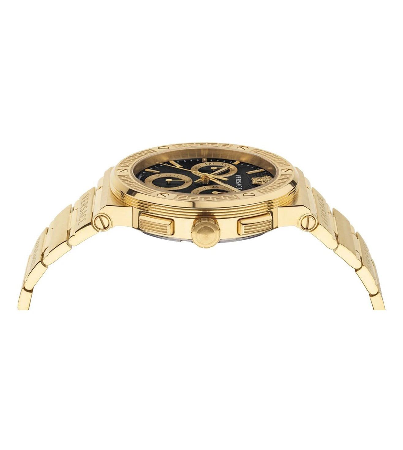 VEZ900421 | VERSACE Greca Logo Chronograph Watch for Men