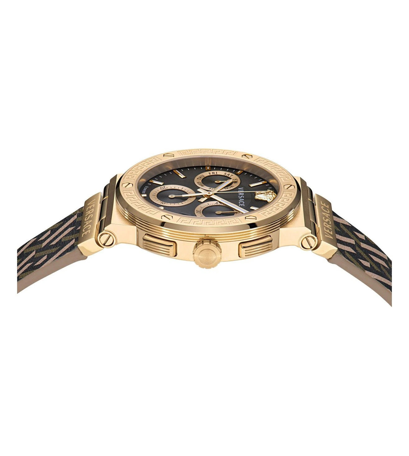 VEZ900621 | VERSACE Greca Logo Chronograph Watch for Men