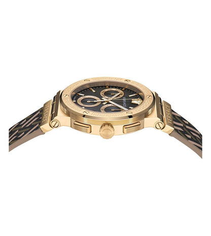 VEZ900621 | VERSACE Greca Logo Chronograph Watch for Men