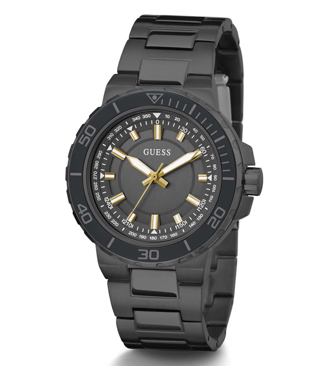 GW0426G3 | GUESS Analog Black Dial Men's Watch