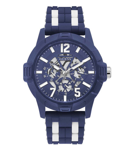 GW0428G3 | GUESS Analog Blue Dial Men's Watch - Buy Now at Sai Creations Watches