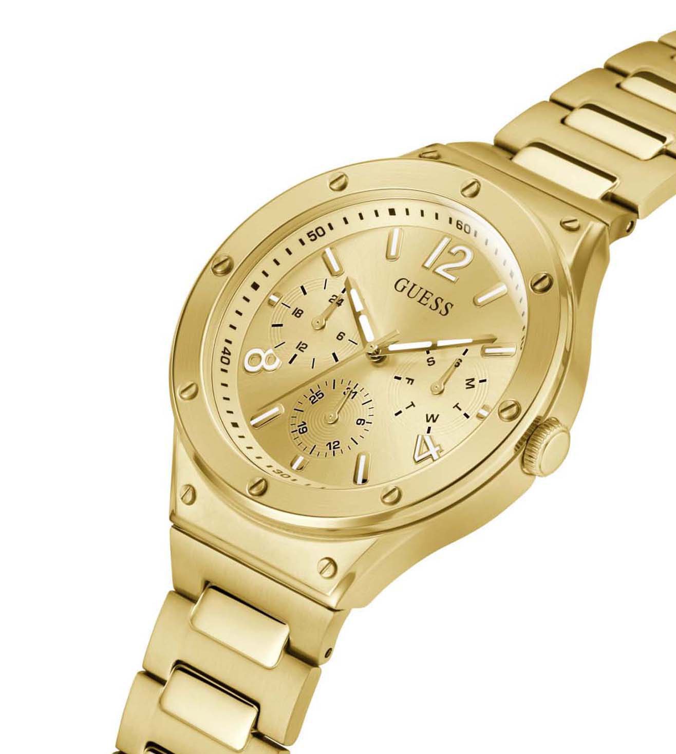 GW0454G2 | GUESS Analog Champagne Dial Men's Watch