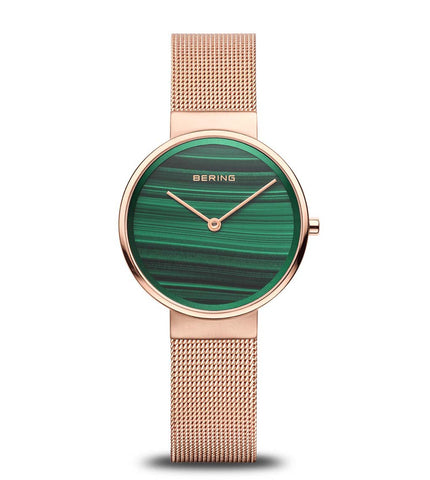 14531-368 Bering | Green Dial Classic Watch for Women - Buy Now at Sai Creations Watches