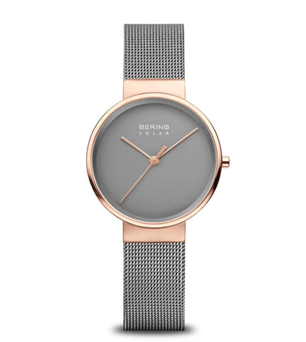 14331-369 Bering | Grey Dial Solar Watch for Women - Buy Now at Sai Creations Watches