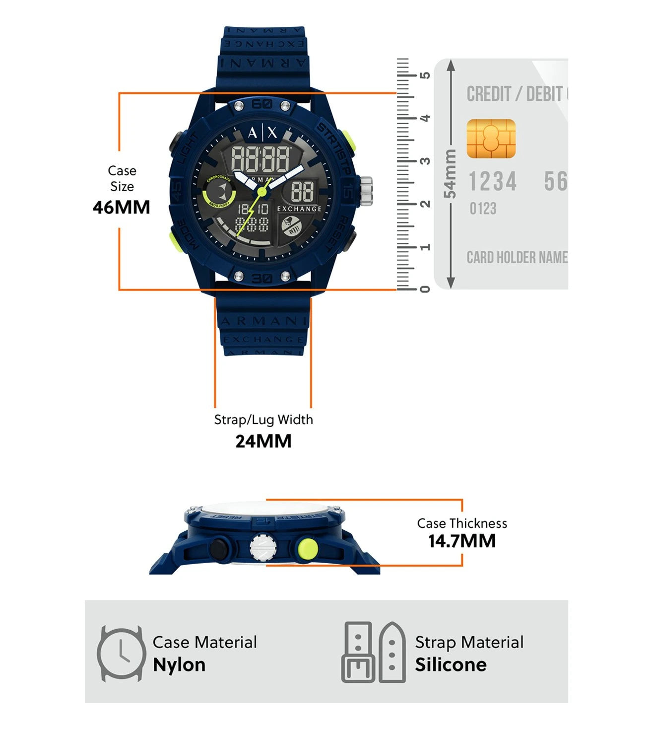 AX2962 | ARMANI EXCHANGE Chronograph Analog Watch for Men