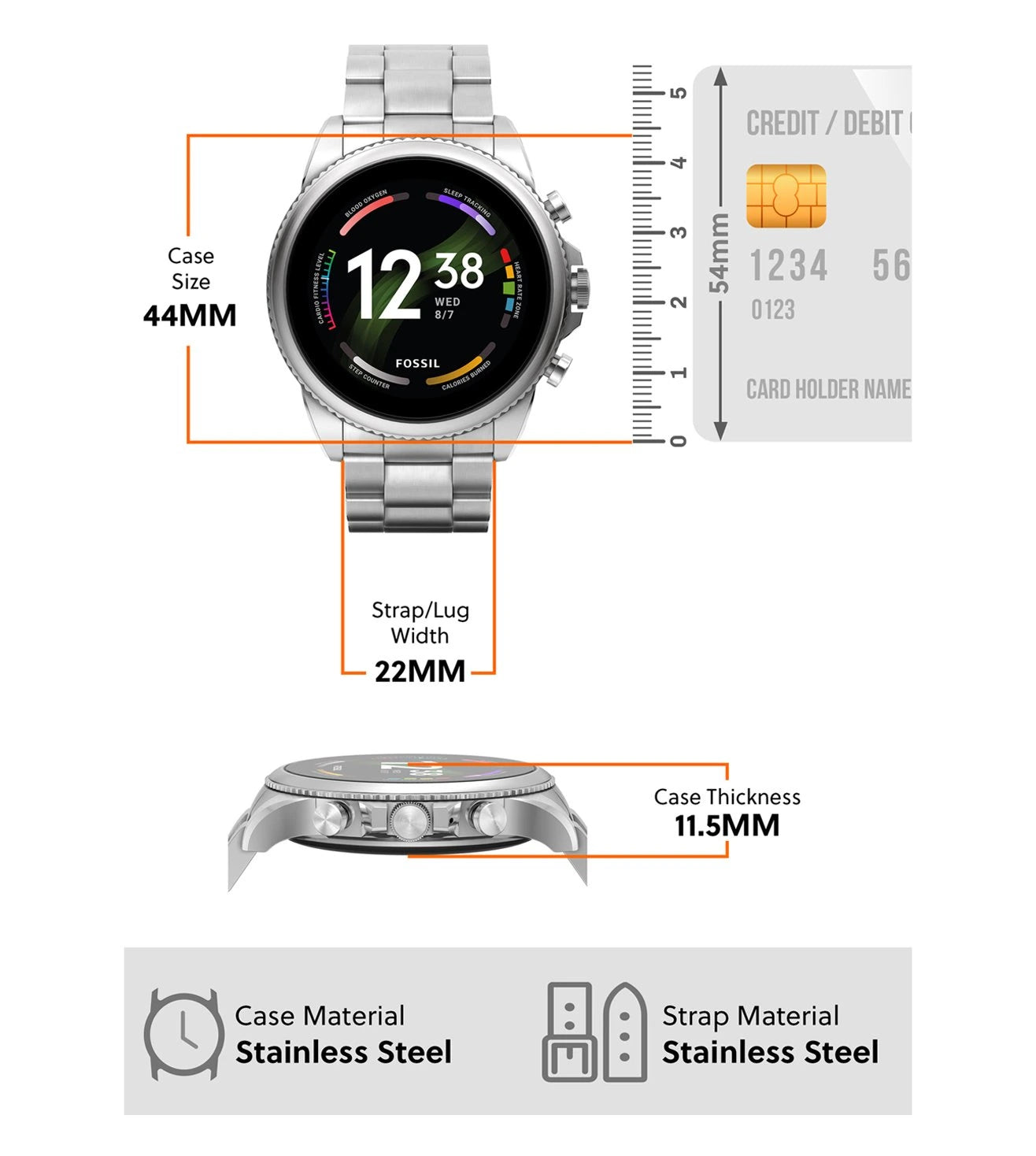 FTW4060 | FOSSIL Gen 6 Smart Watch for Men