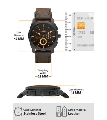 FS4656 | FOSSIL Machine Chronograph Analog Watch for Men