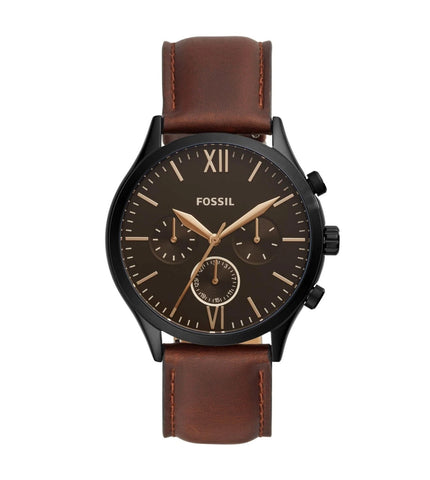 BQ2453 FOSSIL | Fenmore Midsize Chrono Brown Dial Analog Watch (Men) - Buy Now at Sai Creations Watches