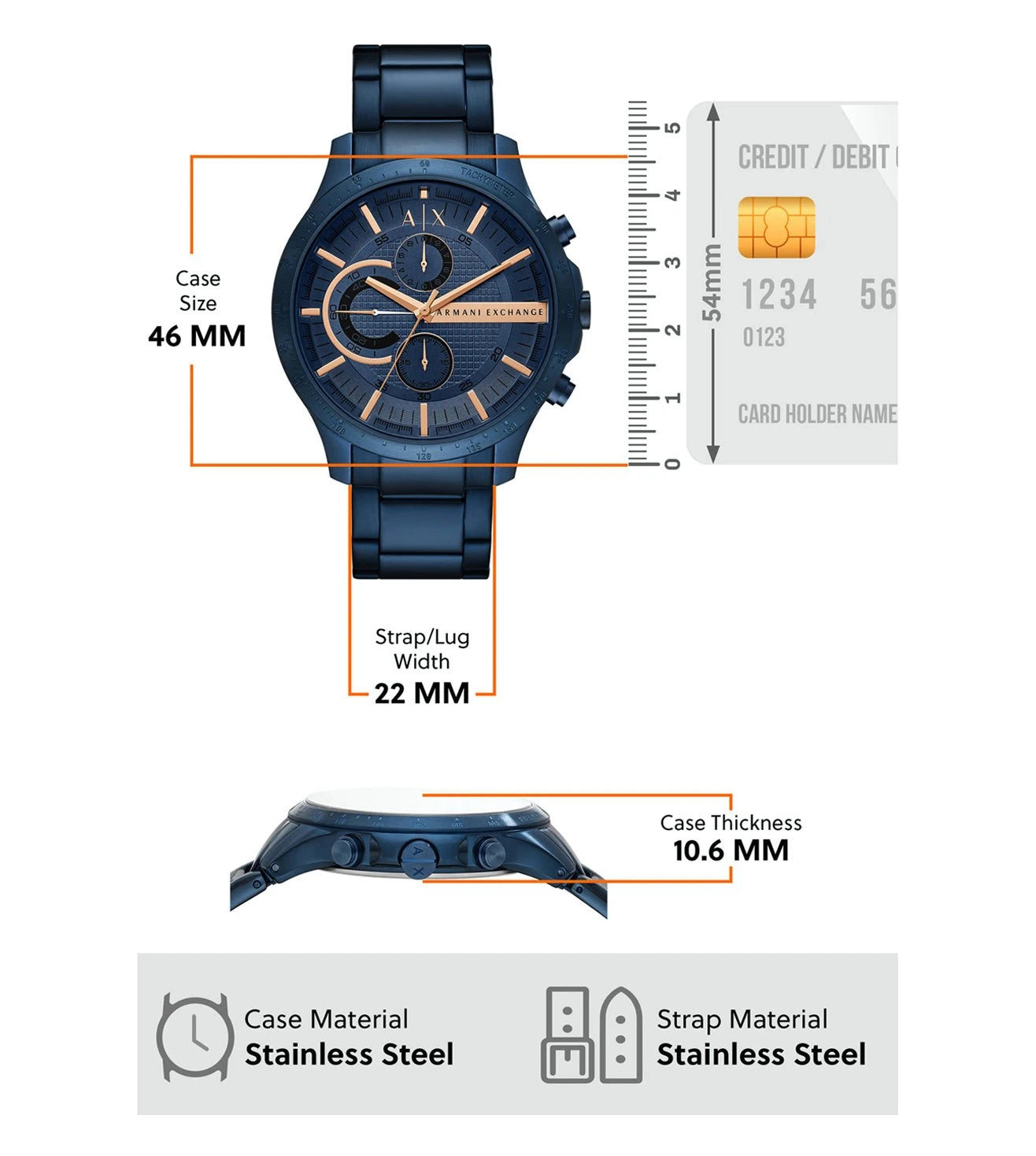 AX2430 | ARMANI EXCHANGE Chronograph Analog Watch for Men