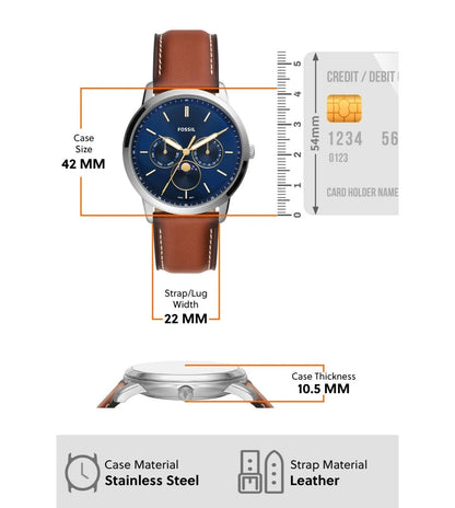 FS5903 | FOSSIL Neutra Minimalist Multifunction Analog Watch for Men