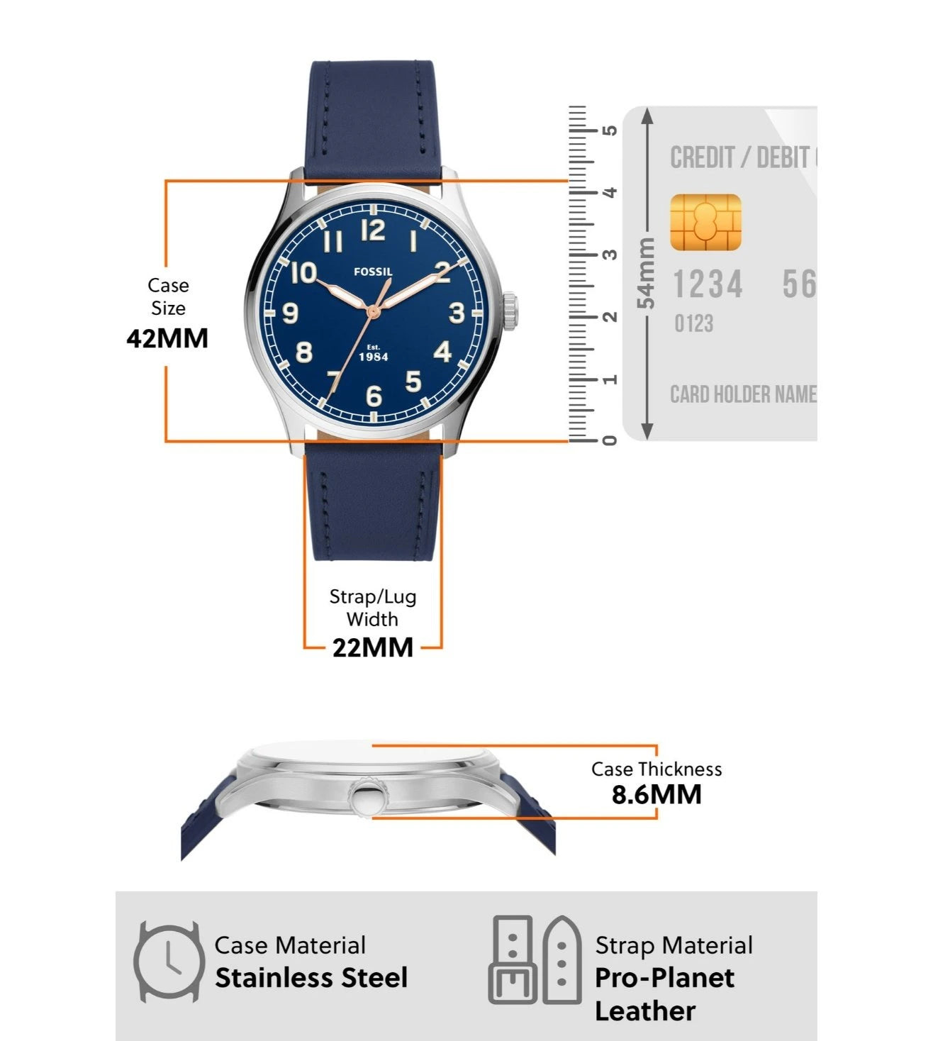 FS5924 | FOSSIL Dayliner Analog Watch for Men