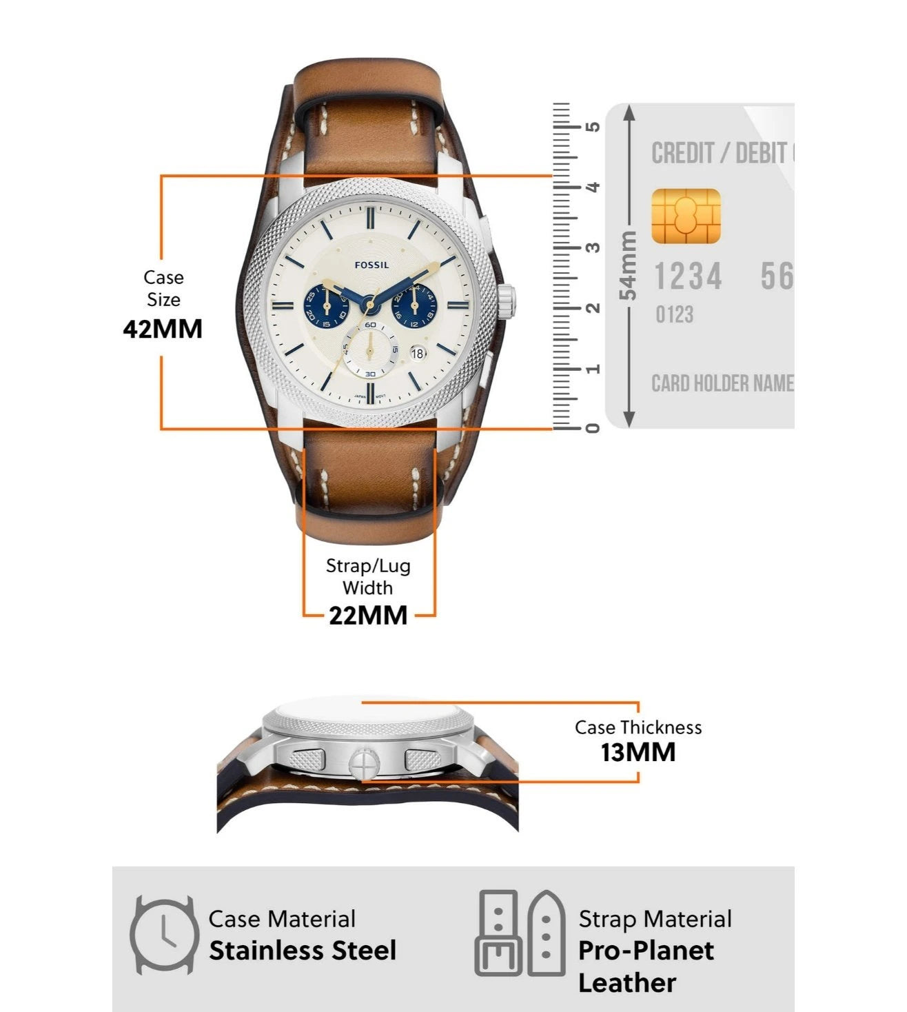 FS5922 | FOSSIL Machine Analog Watch for Men