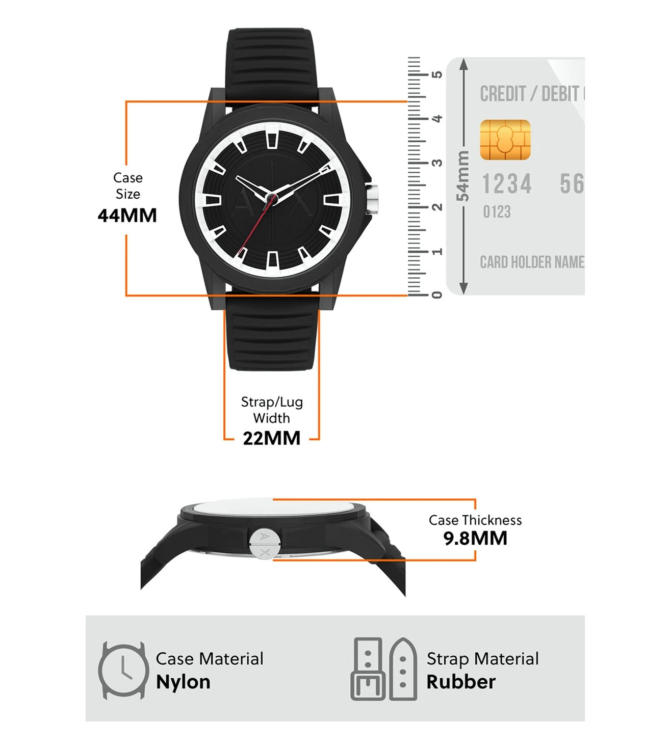 AX2520 | ARMANI EXCHANGE Outerbanks Analog Watch for Men