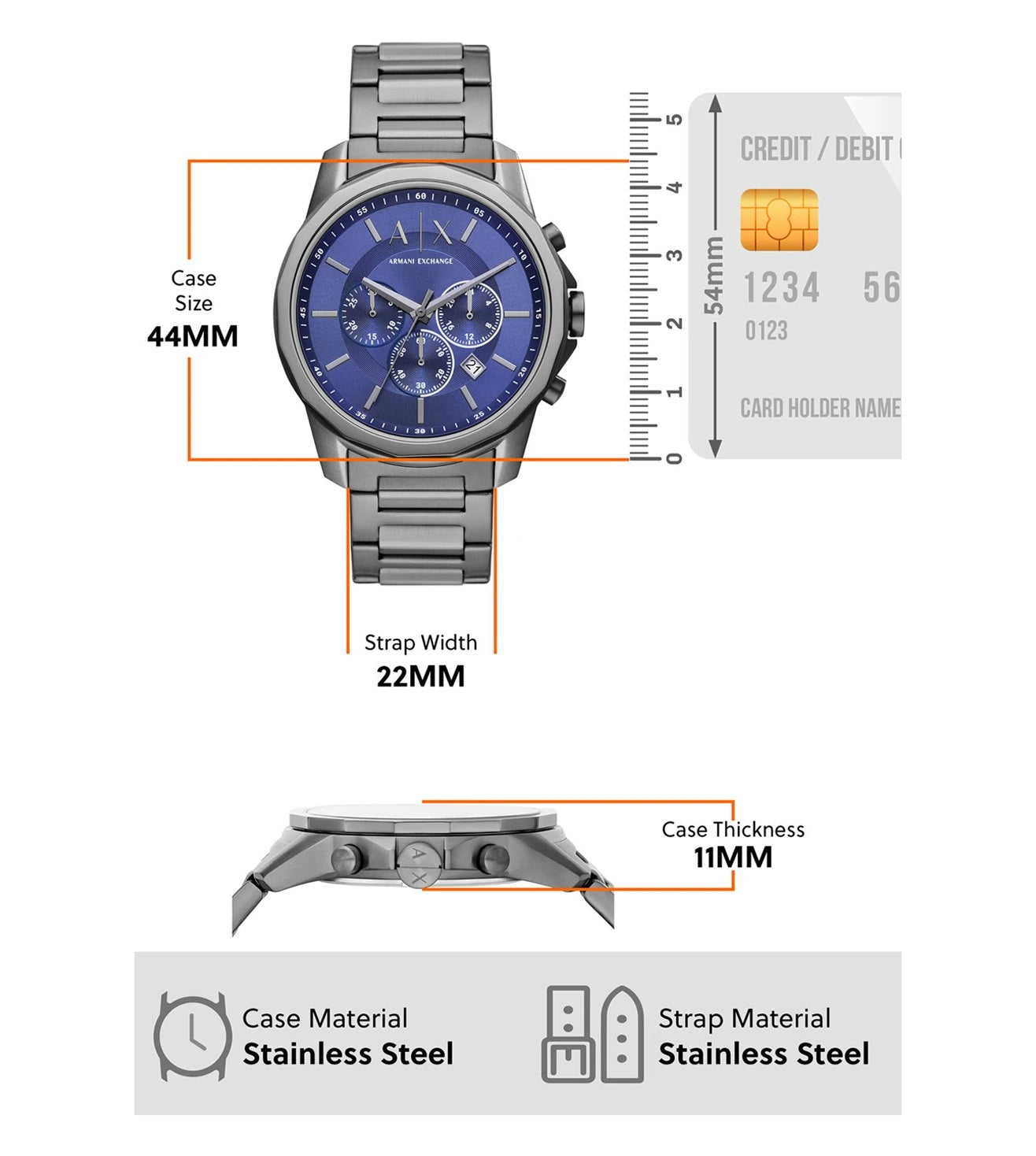 AX1731 | ARMANI EXCHANGE Chronograph Analog Watch for Men – Sai ...