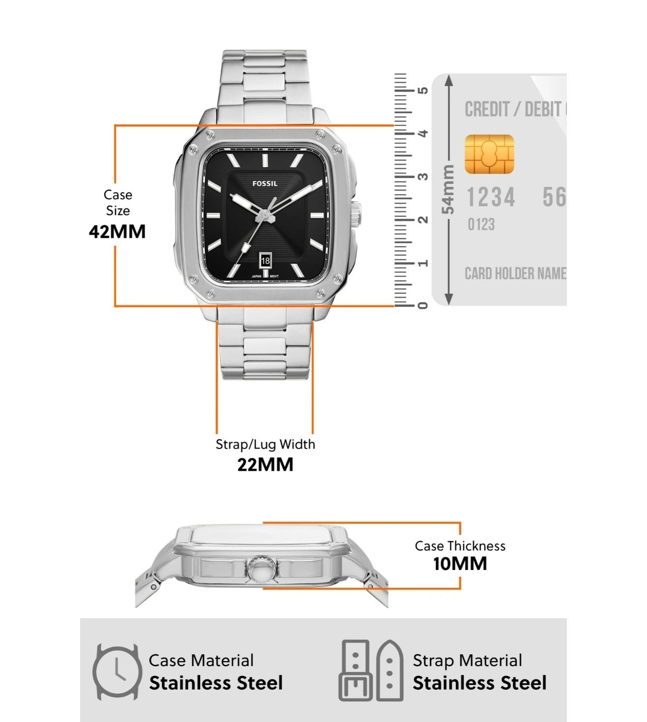 FS5933 | FOSSIL Inscription Analog Watch for Men