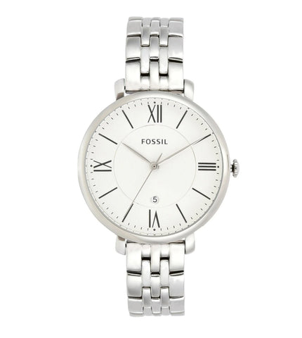 ES3433 FOSSIL | Jacqueline White Dial Analog Watch for Women - Buy Now at Sai Creations Watches