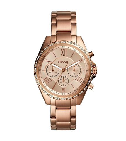 BQ3377 | FOSSIL Modern Courier Chronograph Analog Watch for Women - Buy Now at Sai Creations Watches