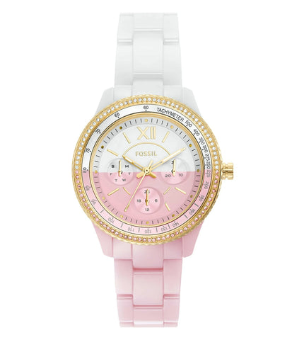 CE1119 FOSSIL | Stella Multifunction Analog Watch for Women - Buy Now at Sai Creations Watches