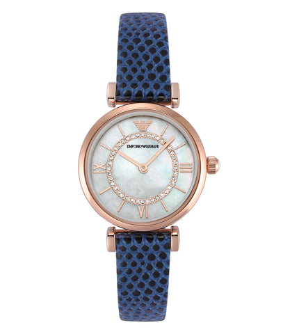 AR11468 Emporio Armani | Mother of Pearl Dial Gianni T-Bar Analog Watch (Women) - Buy Now at Sai Creations Watches