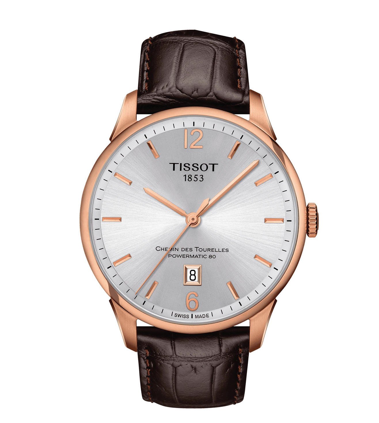 T0994073603700 |  TISSOT T-Classic Chemin des Tourelles Powermatic 80 Automatic Watch for Men